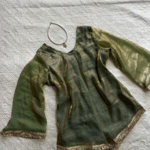 Asymetrical ombre chatpati kurti
