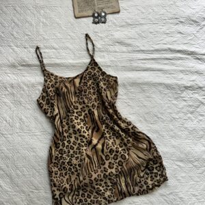 Y2k cheetah print chatpati kurti