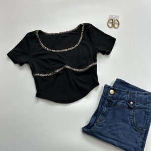 Corset Style Crop Top