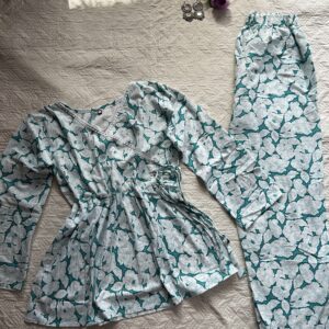 Aangrakha cotton kurti with pants cotton coordset