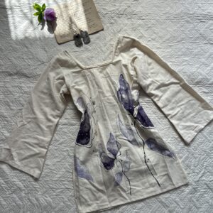 Kora Cotton Handpainted Corset Kurti