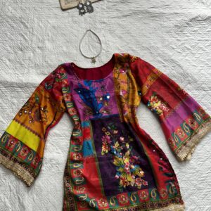 Kathiyawadi Mirror Work  Chatpati kurti