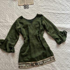 Crush Fabric Mirror Corset Back Chatpati kurti