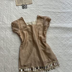 Crush Fabric Mirror Corset Back Chatpati kurti