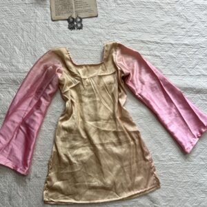 Ombre Satin Corset Back kurti