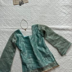 Gloss Crush Corset  Back kurti