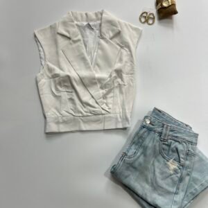 Tailored Vest Style Top