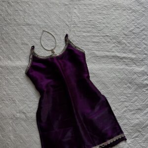 Deep Purple Gloss silk chatpati kurti