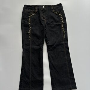 Vintage Embroidered Retro Denim