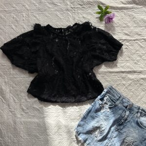 mesh top with camisole