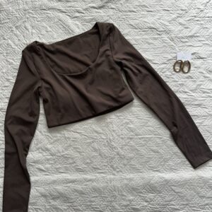 Padded Skim Crop Top