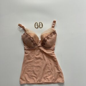 Padded Peach Corset  Top