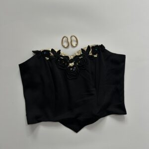 Embellished Imported Corset Top