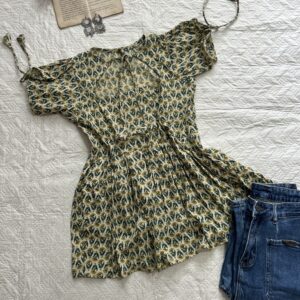 Ballon Sleeves 90s Inspired Peplum Kurti