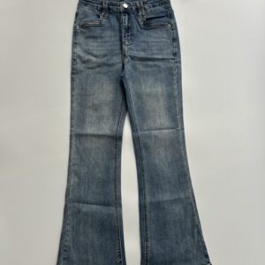 Bootcut Denim with Lace Detailing