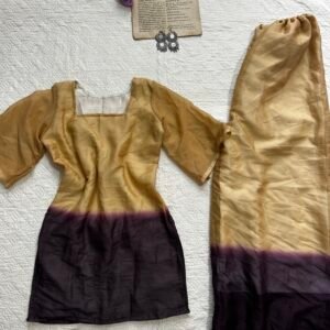 Y2k Ombre Corset Kurti with Plazoo Set