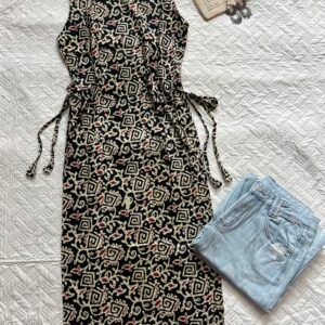 Noir Naksha Boho Long Snatch Waist Kurti