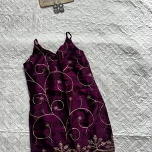 Spagetti Handcrafted Corset Back  Kurti