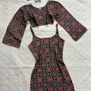 Block Print Pure Cotton Viral 2 in One Convertible Kurti