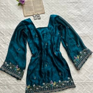 Chatpati Embroidered Short Corset Back Kurti