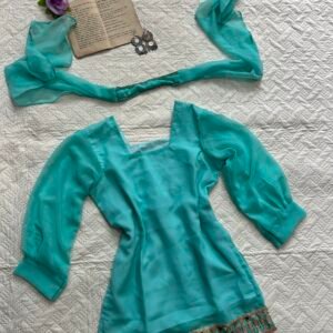 Chatpati Corset Back Kurti with Choker Duppata