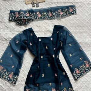 Embroidered Corset Back Chatpati Kurti