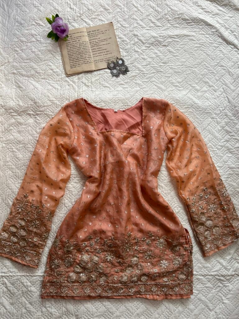 Handbeaded Chatpati Short Kurti