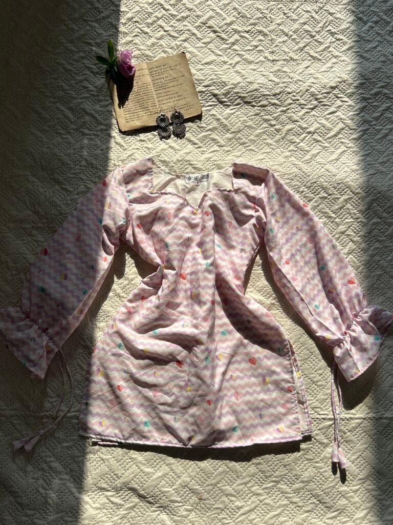Tutti Frutti~Corset Back Kurti in Lilac