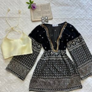 Raat Rani~Sheer Chatpati Kurti with Blouse Set