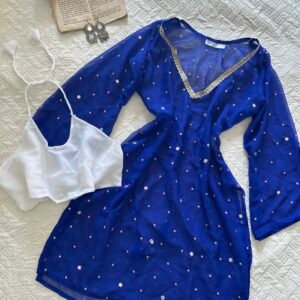Sheer Kurti with Blouse Set
