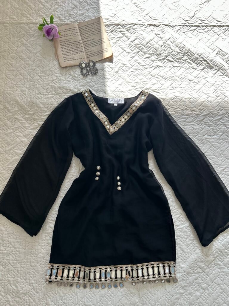 Hot Black Chatpati Short Kurti