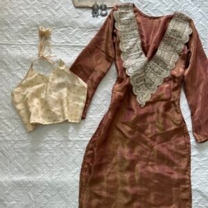 Sheer Chatpati Kurti with Blouse Set