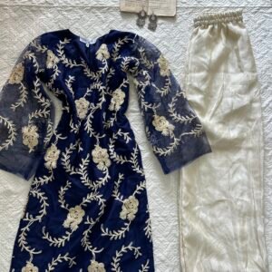 Gotta Patti Long Chatpati Kurti with Plazoo Set