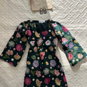 Hot Green Embroidered Chatpati Kurti