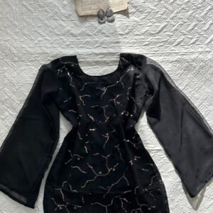 Hot Black Sequence Chatpati Kurti